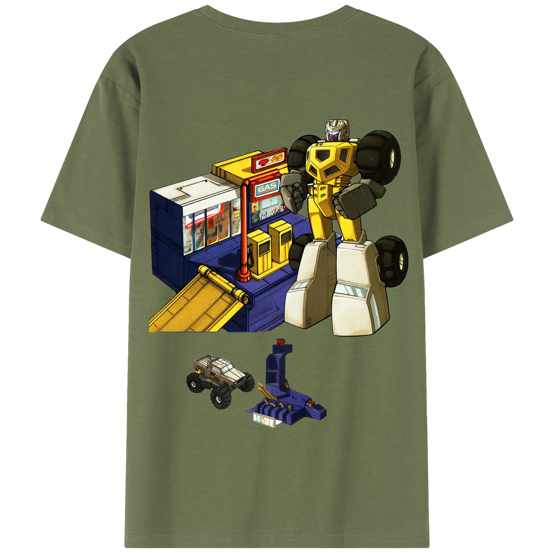 （画像用）  綿100％半袖Tシャツ（背面プリント）